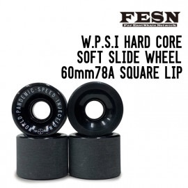 W.P.S.I HARD CORE SOFT SLIDE WHEEL 60mm78A SQUARE LIP