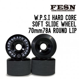 W.P.S.I HARD CORE SOFT SLIDE WHEEL 70mm78A ROUND LIP