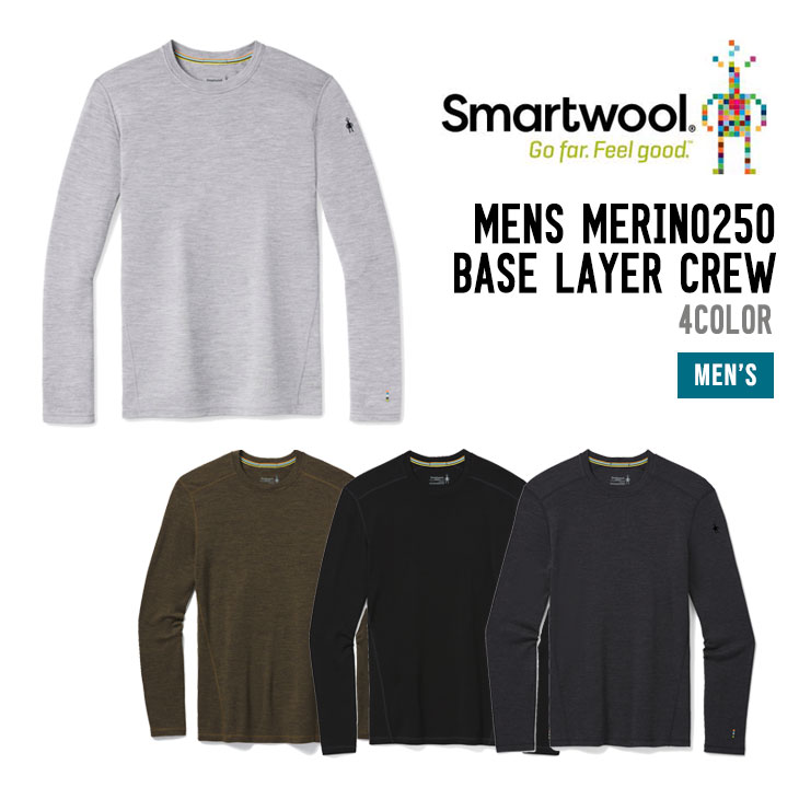 MENS MERINO250 BASE LAYER CREW