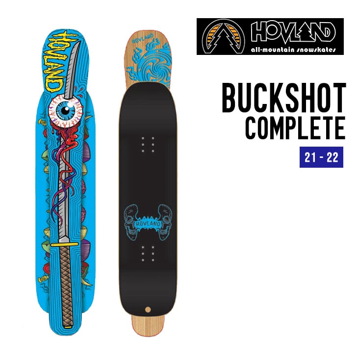 HOVLAND SKATE ホブランド スノースケート バックショット Buckshot 2023 Snowskate バックショット コンプリート スノー