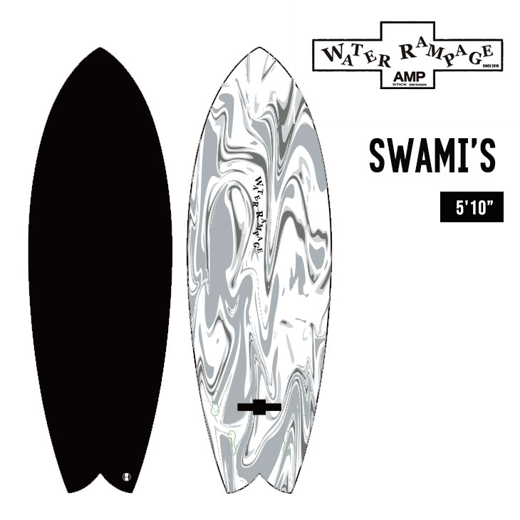 WATER RAMPAGE AMP ショートボード 【公式通販】