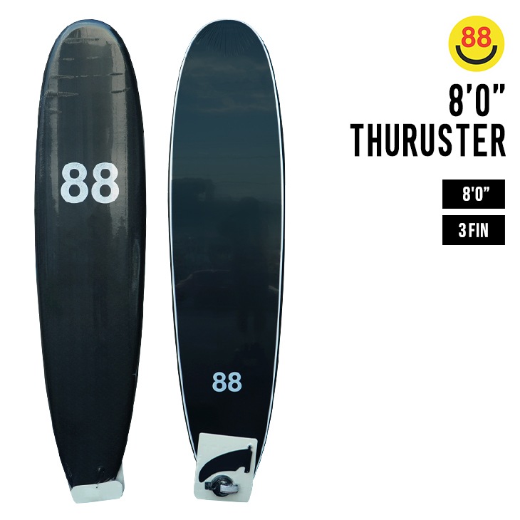 88SURFBOARDS 8'0 THURUSTER | SURF,サーフボード,スポンジ