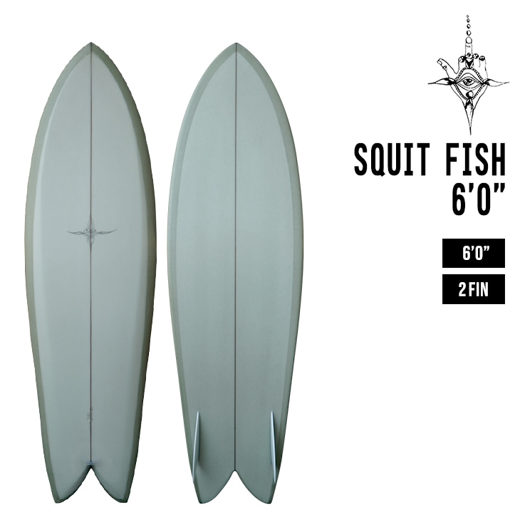品質が完璧 スクイット ライアンバーチ フィッシュ 6 FISH SQUIT BURCH RYAN サーフィン・ボディボード