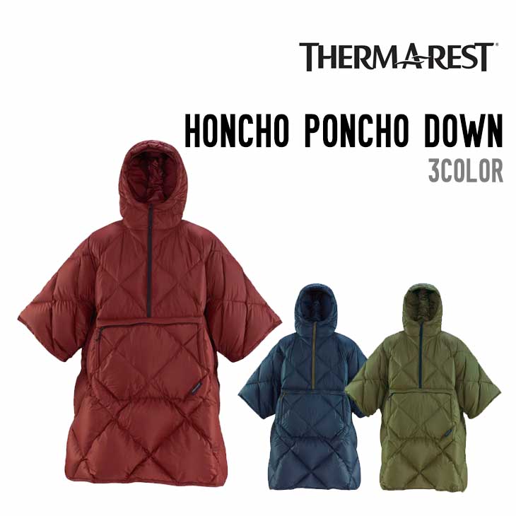 サーマレスト ホンチョ ポンチョ ダウン THERMAREST HONCHO PONCHO
