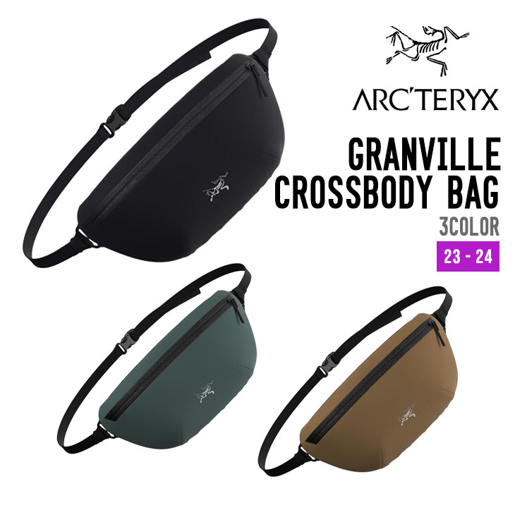 Arc'teryx アークテリクス グランヴィル クロスボディ バッグ 黒 ARC'TERYX(アークテリクス) Granville Crossbody Bag(グラン