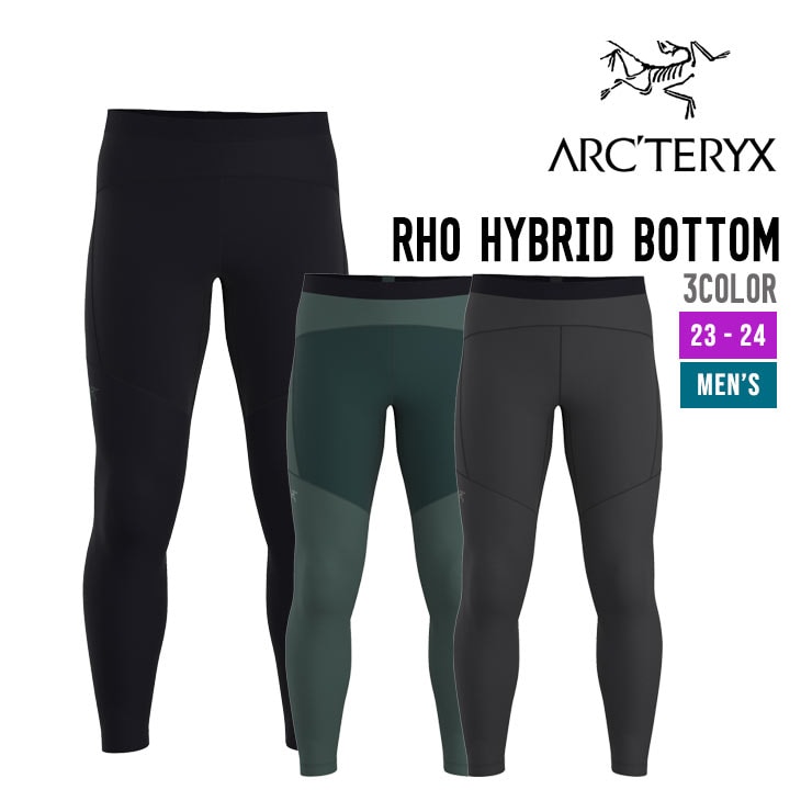 ARC'TERYX - アークテリクス ロー AR ボトム メンズ S 保温タイツ レギンス スパッツ アークテリクス ラ,ロー ハイブリッド ボトム メンズ ARC'TERYX