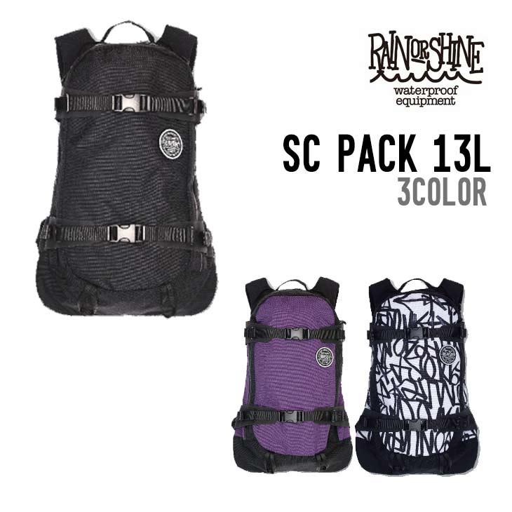 RAIN OR SHINE SC PACK 13L ブラック レインオアシャイン true,エスシー パック RAIN OR SHINE SC
