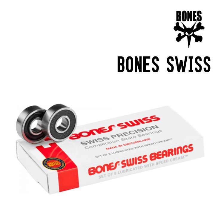 BONES SWISS L2 スケートベアリング BONES】SWISS CERAMICS BEARING ボーンズ ベアリング スイス