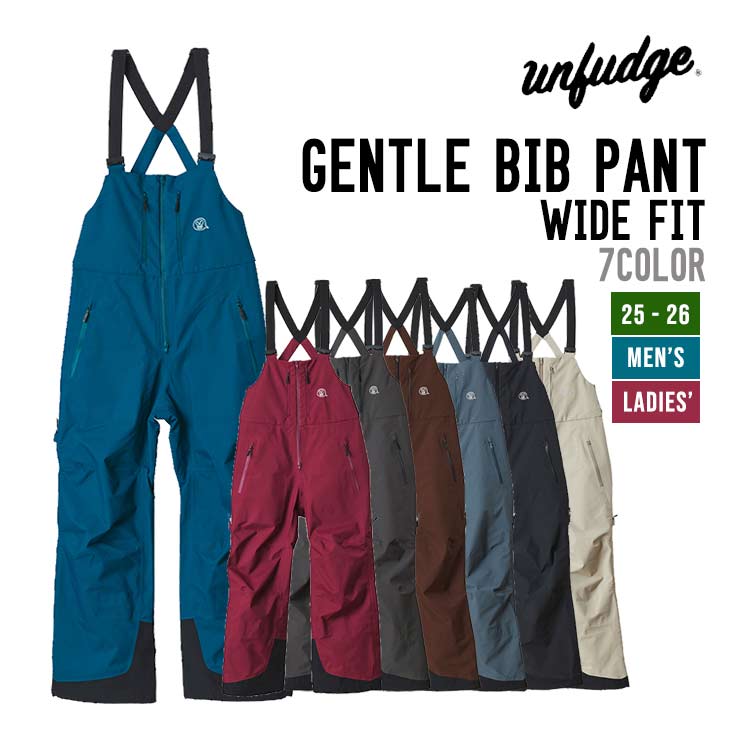 GENTLE BIB PANT WIDE FIT