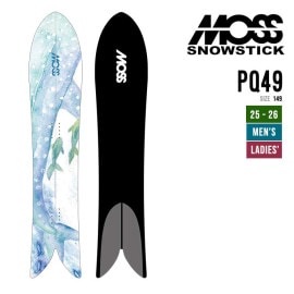 MOSS ショートボード ホワイト MOSS ショートボード ホワイト 2023-2024 - モススノーボード