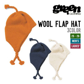 WOOL FLAP HAT
