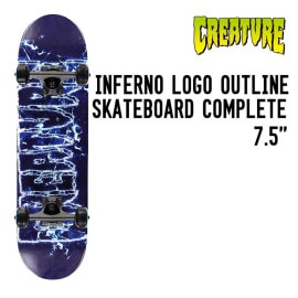 CREATURE INFERNO LOGO OUTLINE SKATEBOARD COMPLETE