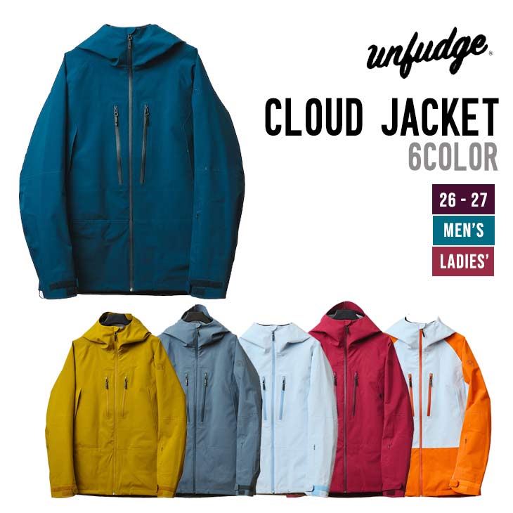 unfudge アンファッジ  26-27 CLOUD JACKET スノーボード ウェア メンズ レディース