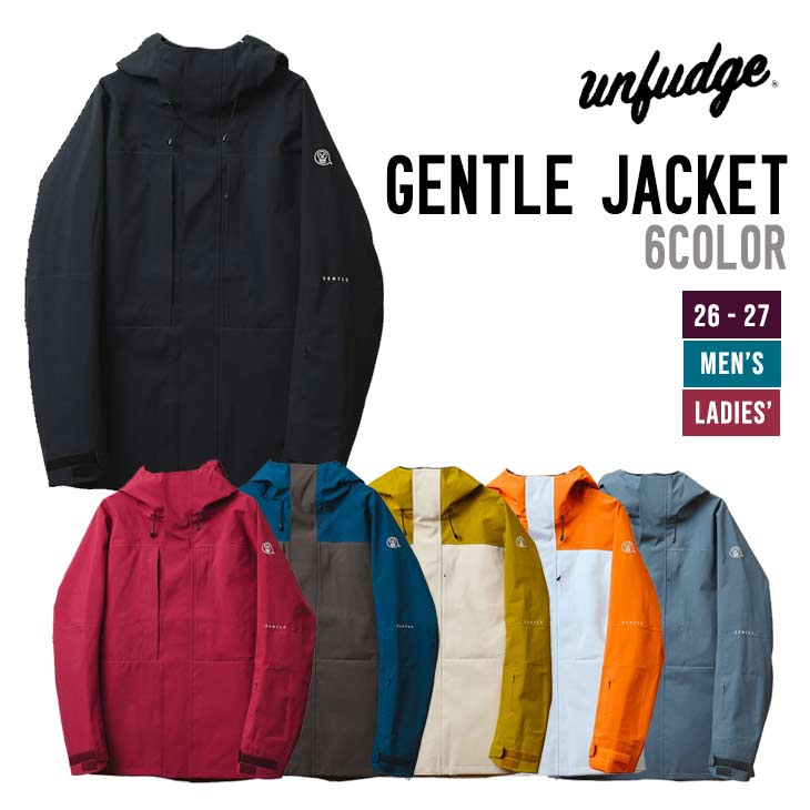 unfudge アンファッジ  26-27 GENTLE JACKET スノーボード ウェア メンズ レディース