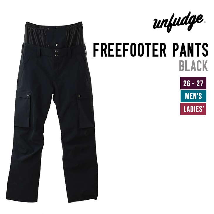 unfudge アンファッジ  26-27 FREEFOOTER PANTS スノーボード ウェア メンズ レディース