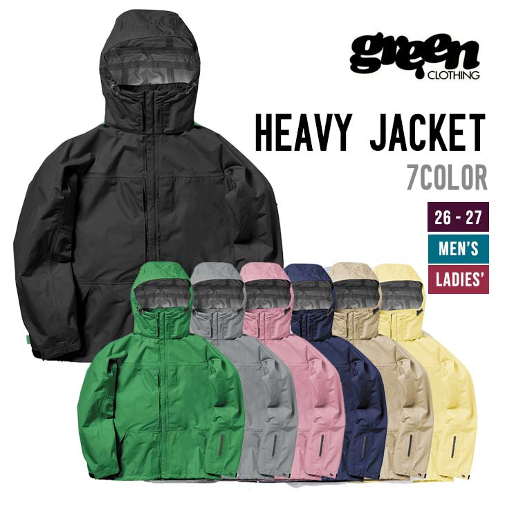 GREEN CLOTHING グリーンクロージング 26-27 HEAVY JACKET スノーボードウェア ヘビージャケット