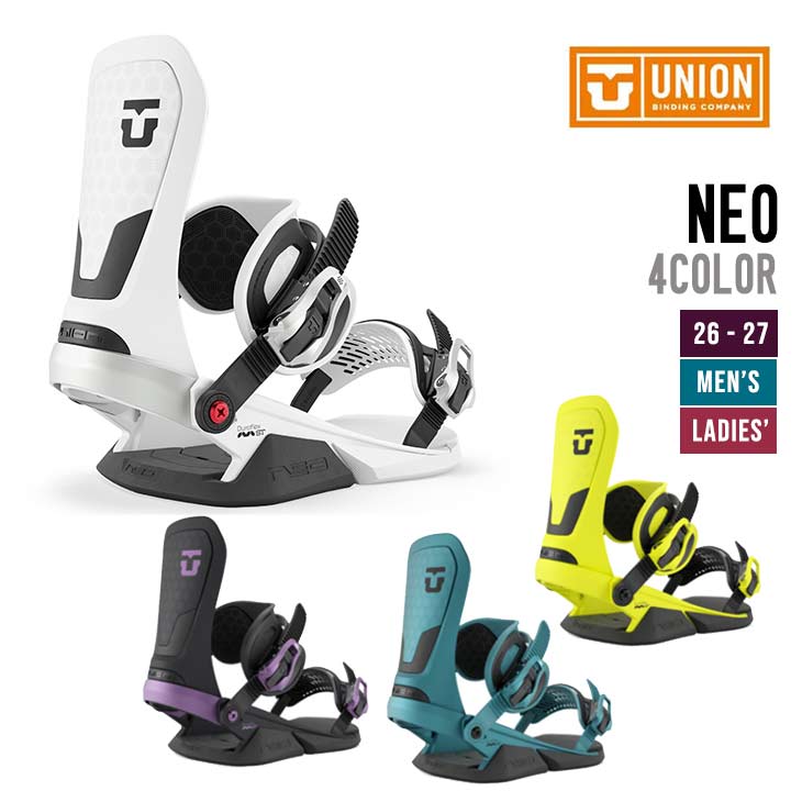 UNION ユニオン 26-27 NEO ネオ スノーボード ビンディング メンズ ニューモデル