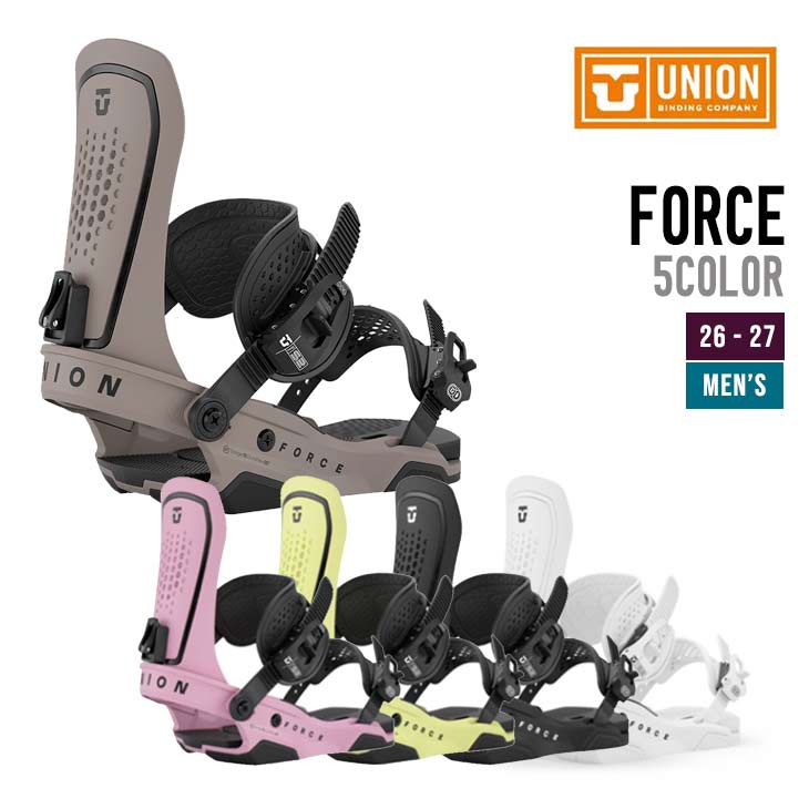 UNION ユニオン 26-27 FORCE フォース スノーボード ビンディング メンズ ユニセックス