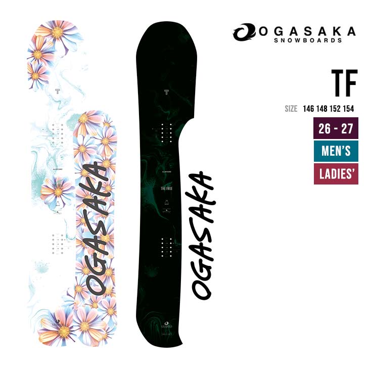 OGASAKA オガサカ 26-27 TF スノーボード 日本製 カービング スノボ  パウダー バックカントリー