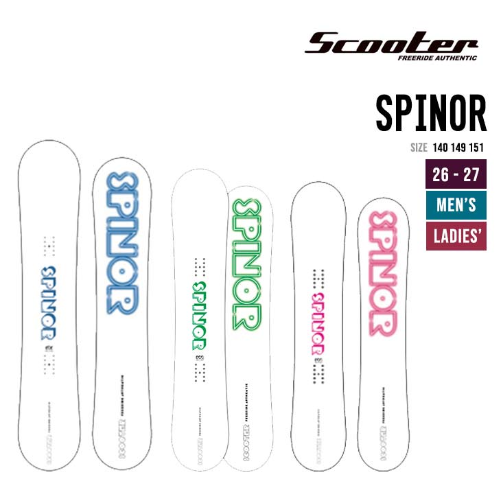 SCOOTER スクーター 26-27 SPINOR スピナー スノーボード 2026-2027
