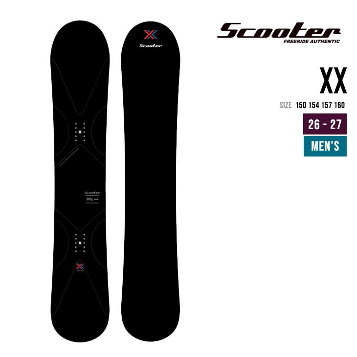 SCOOTER スクーター 26-27 XX ダブルエックス スノーボード 2026-2027
