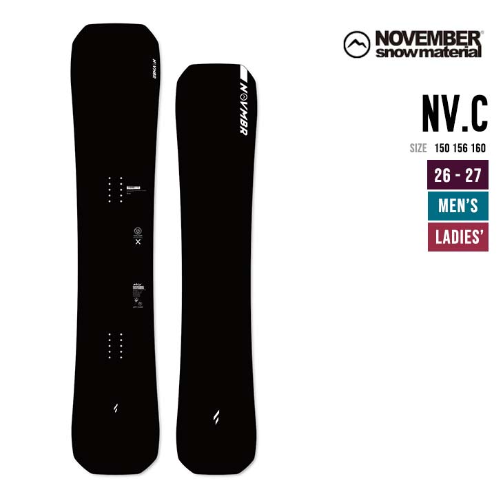 NOVEMBER ノベンバー 26-27 NV.C エヌブイシー スノーボード