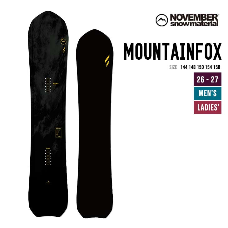 NOVEMBER ノベンバー 26-27 MOUNTAINFOX マウンテンフォックス スノーボード