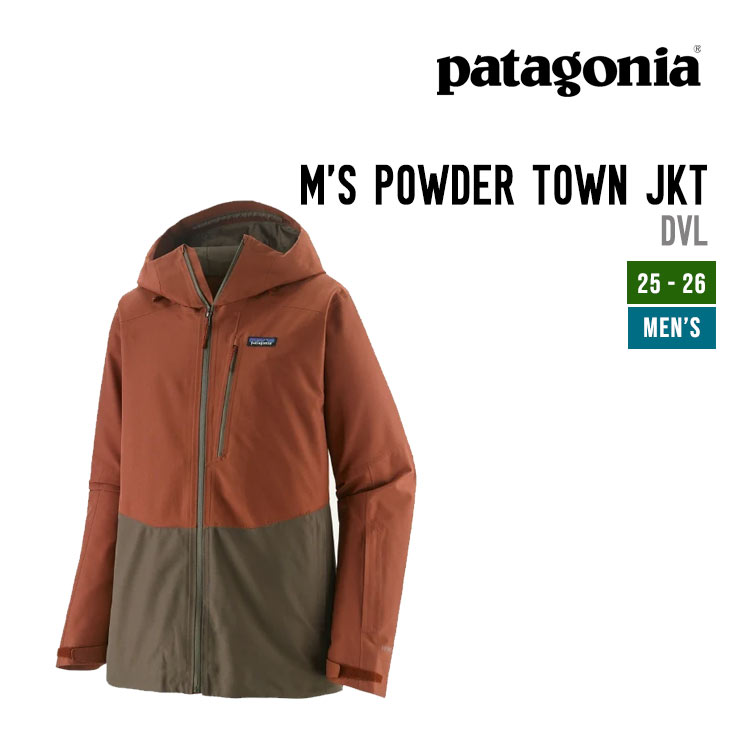 PATAGONIA パタゴニア 25-26 M'S POWDER TOWN JKT パウダー タウン ジャケット スノーボード ウェア メンズ 2025-2026