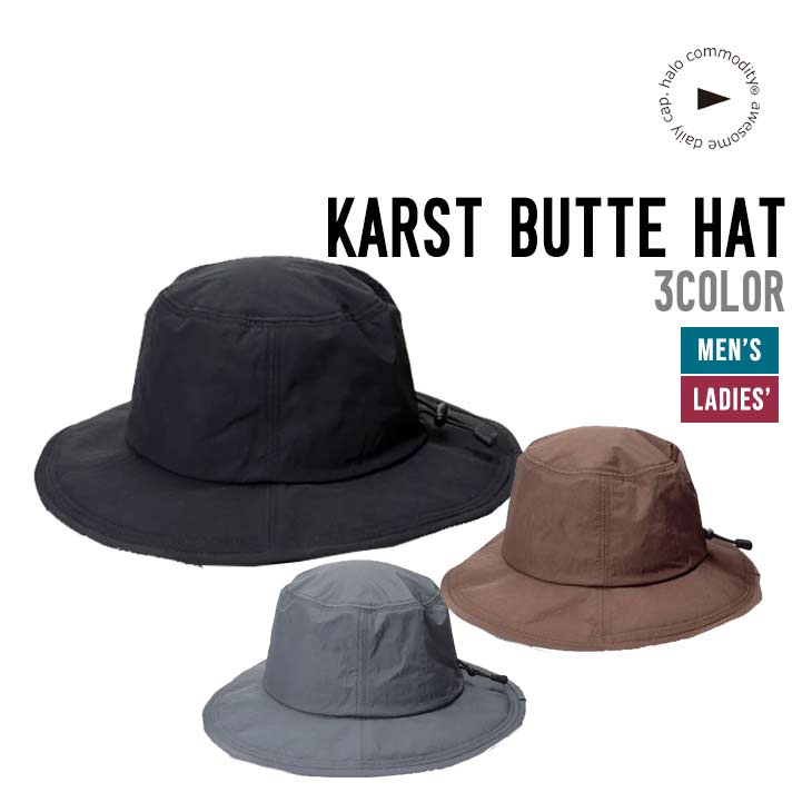 HALO COMMODITY ハロ コモディティー KARST BUTTE HAT 帽子 ハット 撥水性 正規品 アウトドア