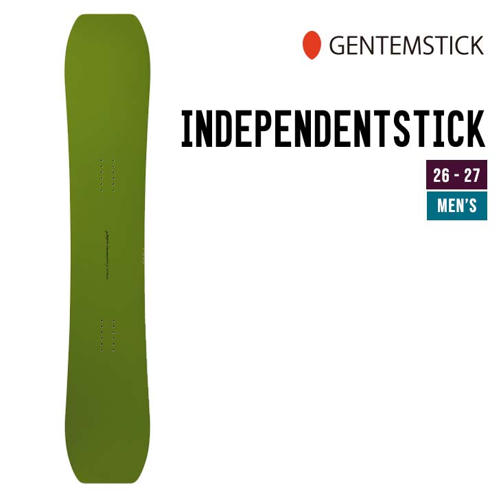 GENTEMSTICK ゲンテンスティック 26-27 INDEPENDENTSTICK インディペンデントステック 2026-2027 スノーボード メンズ