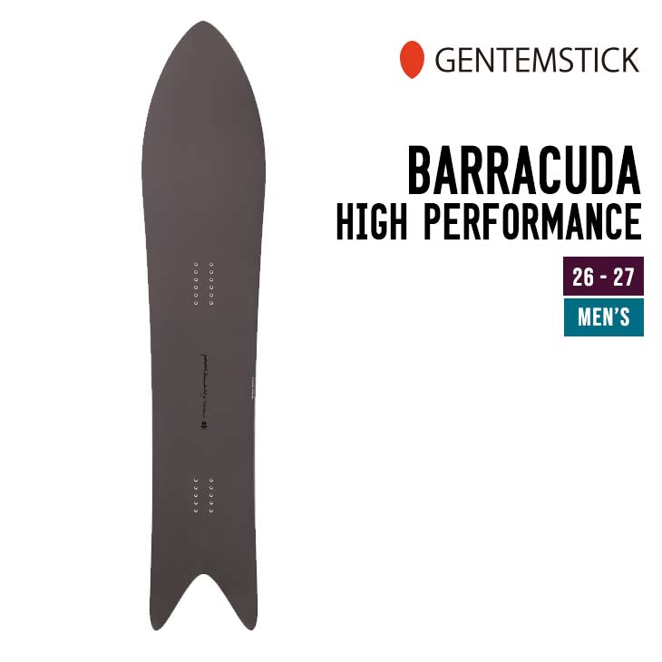 GENTEMSTICK ゲンテンスティック 26-27 BARRACUDA HP バラクーダ ハイパフォーマンス 2026-2027 スノーボード メンズ