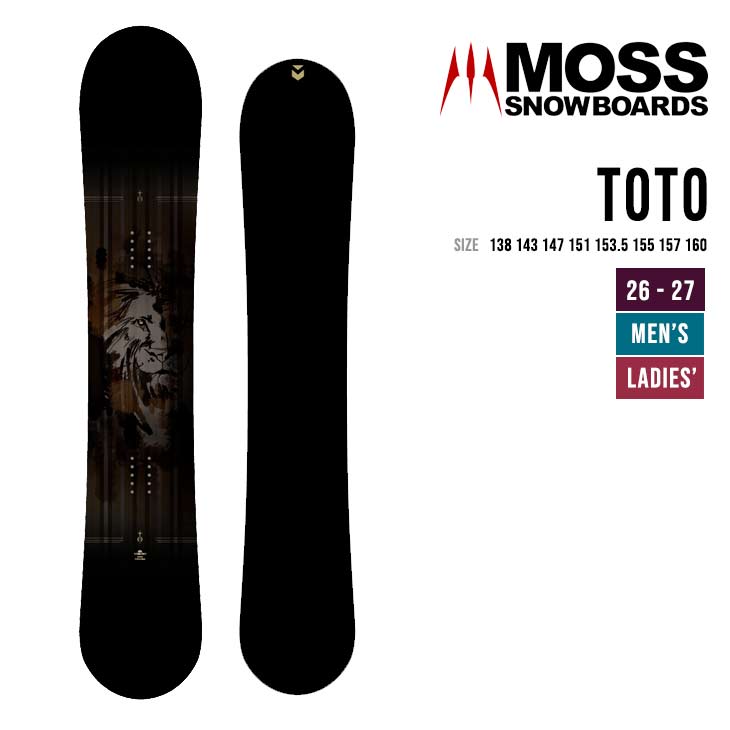MOSS SNOWBOARD モス 26-27 TOTO トト スノーボード2026 2027