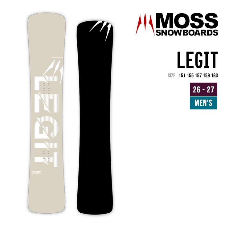 PIONER MOSS MOSS SNOWBOARD モス 26-27 LEGIT レジット スノーボード
