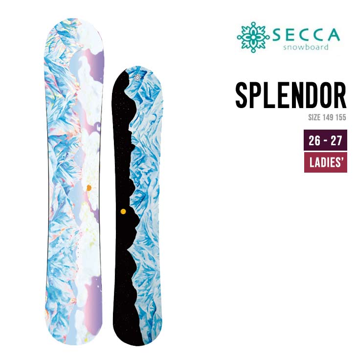 SECCA セッカ 26-27 SPLENDOR スプレンダー スノーボード