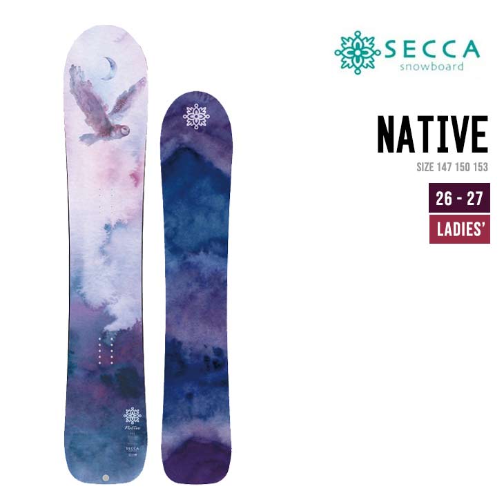 SECCA セッカ 26-27 NATIVE ネイティブ スノーボード