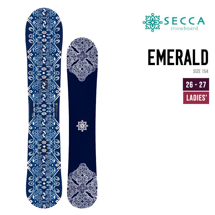 SECCA セッカ 26-27 EMERALD エメラルド スノーボード