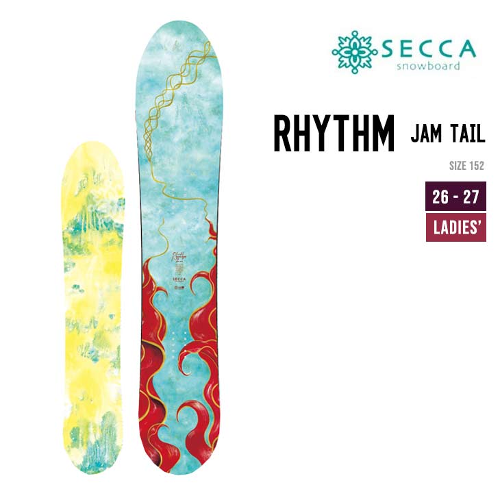 SECCA セッカ 26-27 RHYTHM JAM TAIL リズム ジャムテイル スノーボード