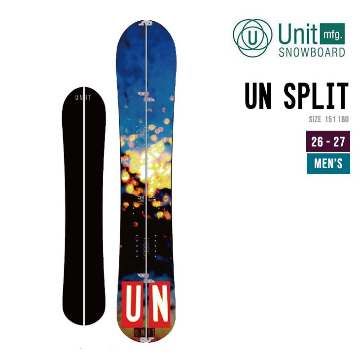 UNIT ユニット 26-27 UN SPLIT ユーエヌ スプリットボード スノーボード