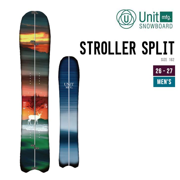UNIT ユニット 26-27 STROLLER SPLIT スプリットボード スノーボード