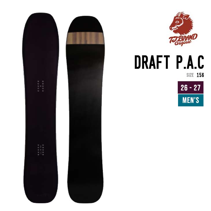 TJ BRAND ティージェーブランド 26-27 DRAFT P.A.C. ドラフト スノーボード