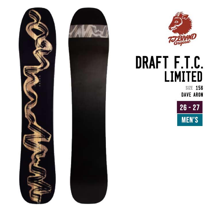 TJ BRAND ティージェーブランド 26-27 DRAFT F.T.C. ART LIMITED ドラフト スノーボード