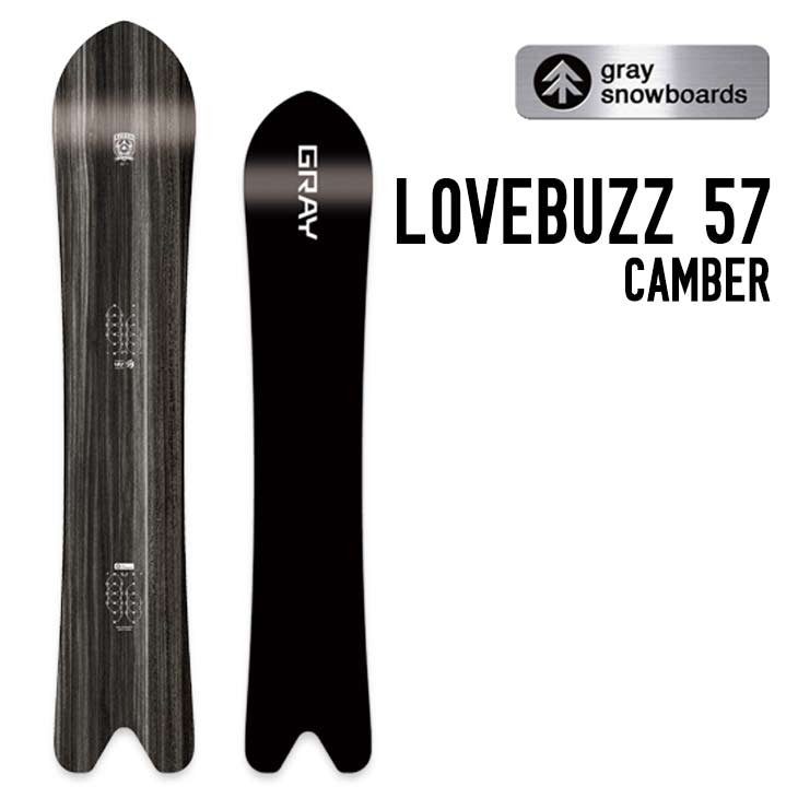GRAY グレイ 26-27 LOVEBUZZ 57 CAMBER ラブバズ キャンバー スノーボード メンズ