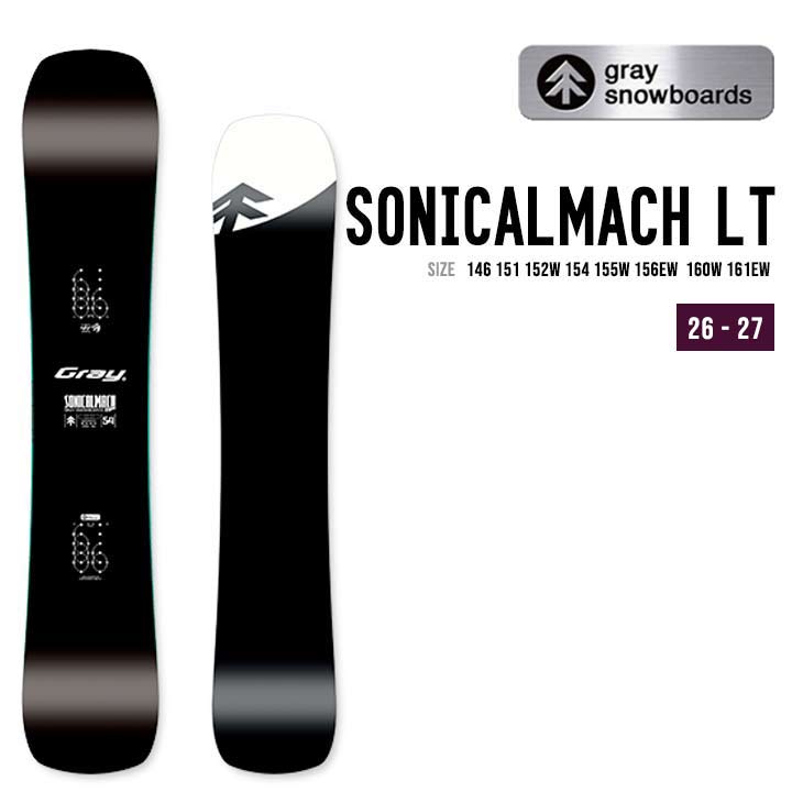 GRAY グレイ 26-27 SONICALMACH LT ソニカルマッハ ライト スノーボード