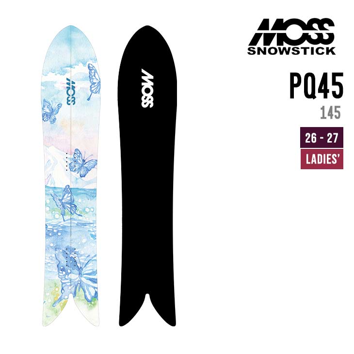 MOSS SNOWSTICK モススノースティック 26-27 PQ 45 スノーボード レディース 女性用