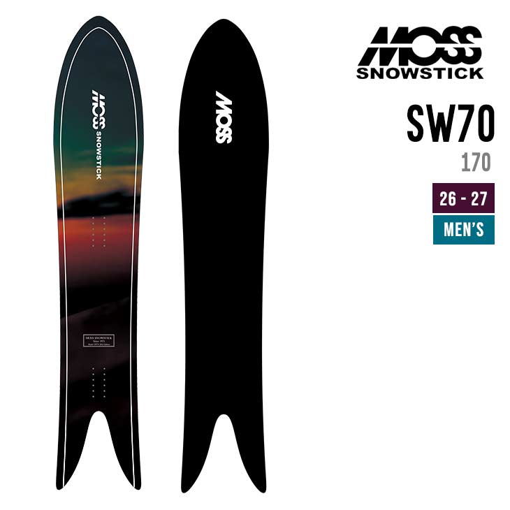 MOSS SNOWSTICK モススノースティック 26-27 SW 70 スノーボード エスダブリュー メンズ