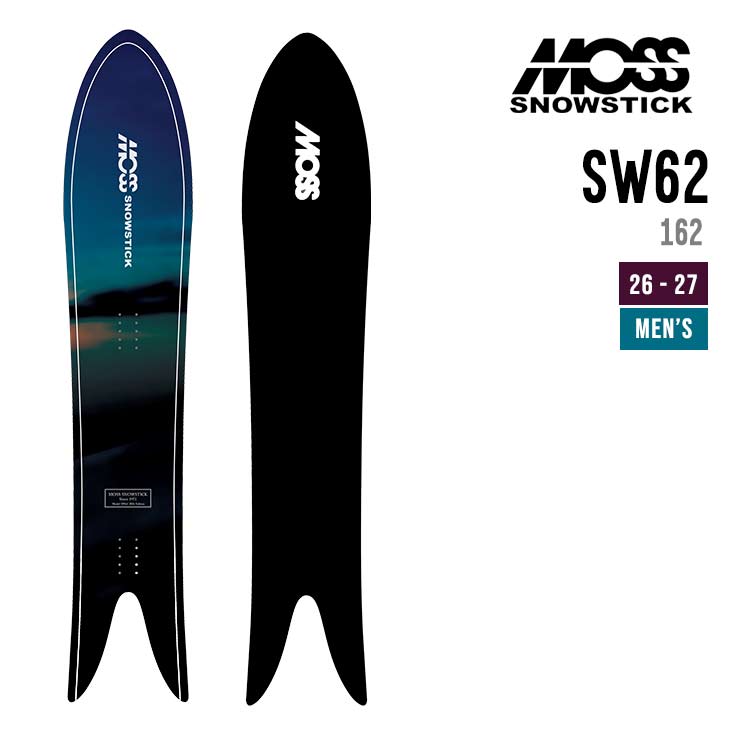 MOSS SNOWSTICK モススノースティック 26-27 SW 62 スノーボード メンズ