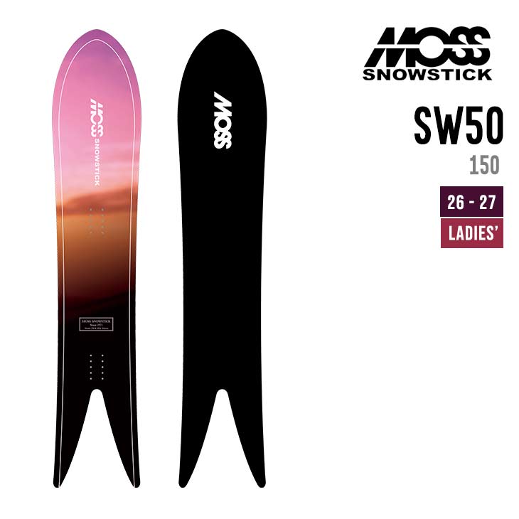 MOSS SNOWSTICK モススノースティック 26-27 SW 50 スノーボード エスダブリュー レディース 女性用