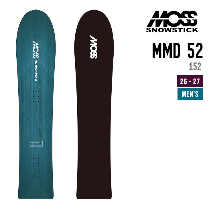 MOSS SNOWSTICK モス スノースティック 26-27 MMD 52 スノーボード エムエムディー