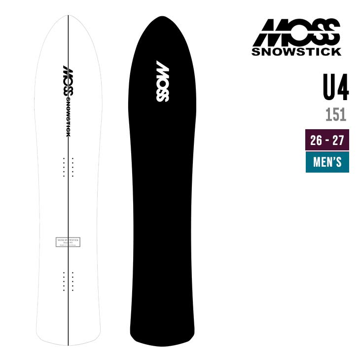 MOSS SNOWSTICK モススノースティック 26-27 U4 スノーボード ユーフォー