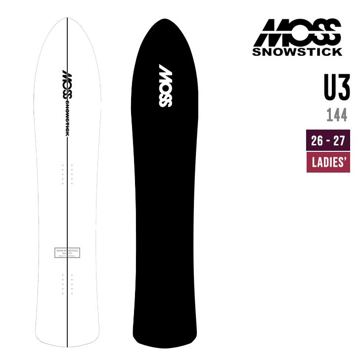 MOSS SNOWSTICK モススノースティック 26-27 U3 スノーボード レディース 女性用